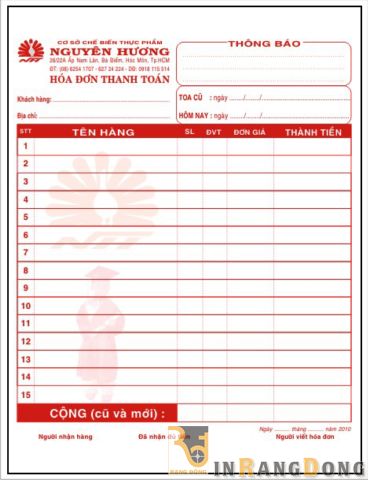 In Hóa Đơn
